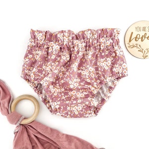 Floral Bloomers | Baby Girl Clothes, Coming Home Outfit, First Birthday Outfit, Baby Shower Gift, Toddler Shorties