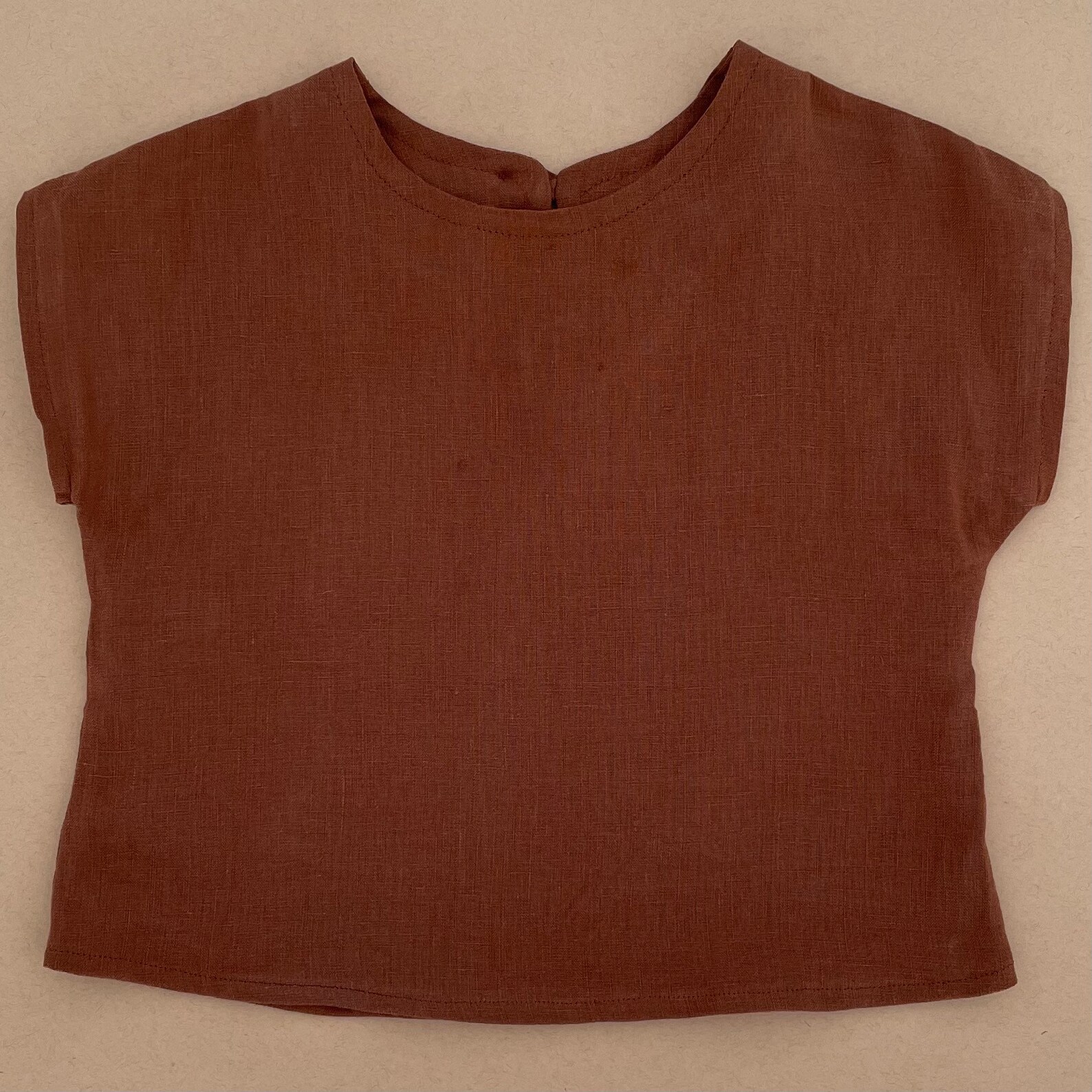 Toddler Girls Linen Top Baby Girl Linen Clothing Boxy Girls Etsy