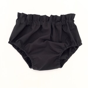 Black Diaper Cover | Toddler Bloomers | Baby girl Clothes | Newborn Going Home Outfit | Baby Shower Gift | Bummies, Shorts