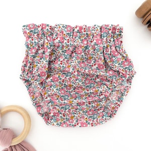 Liberty of London Floral Baby Girl Bloomers | Baby Girl Clothes, Coming Home Outfit, First Birthday Outfit, Baby Shower Gift, Toddler