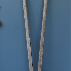 Antique Post Hole digger~old farm tool~garden tool~garden decor~farm equipment,Leach company