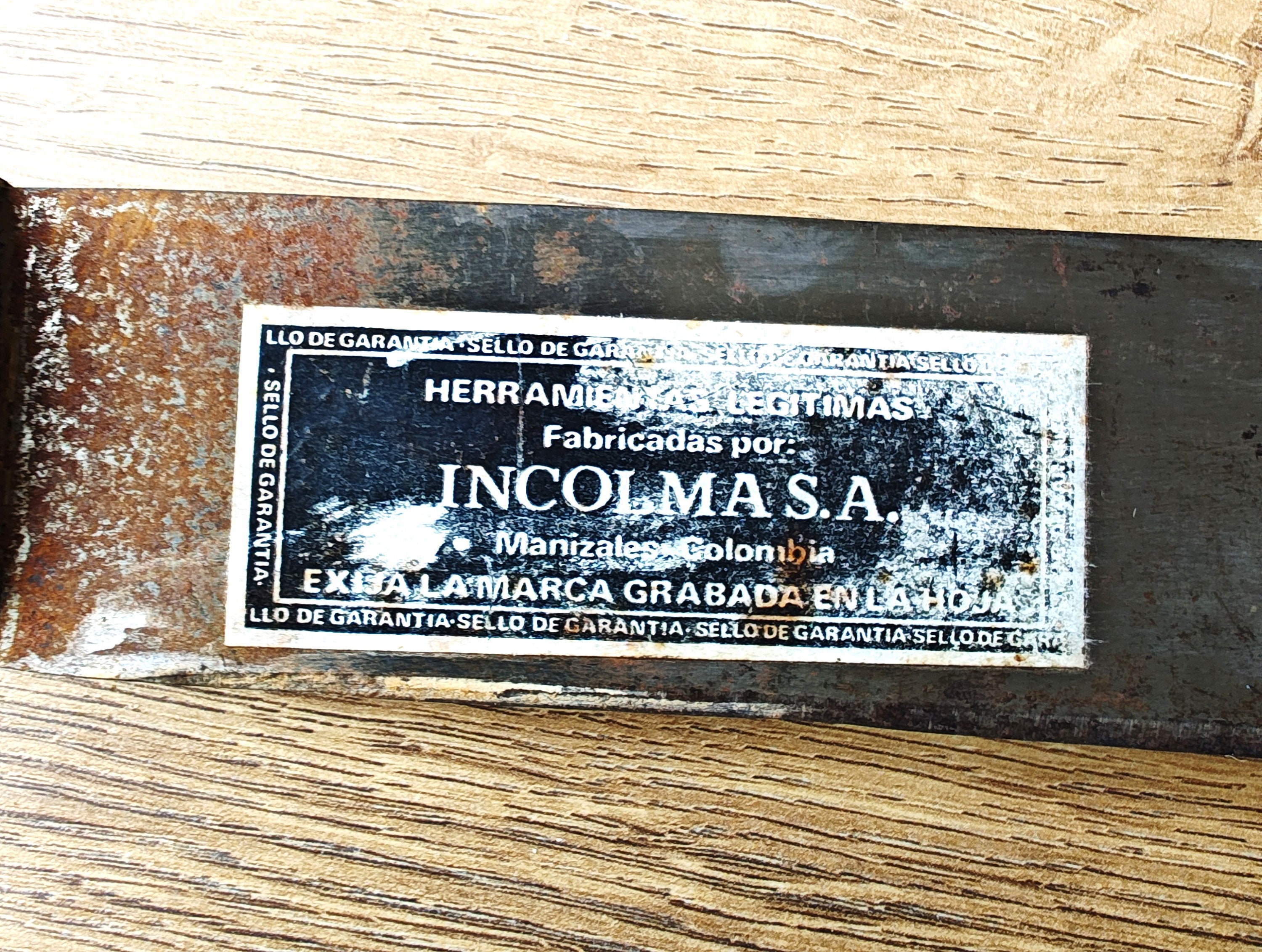 Vintage 18 Gavilan Columbia Machete With Sheath Etsy