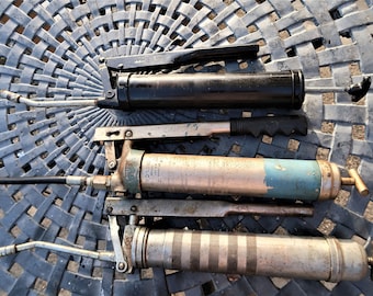 Vintage Grease Gun Collection: Lincoln, Lubri-Matic, Huffman - USA Made