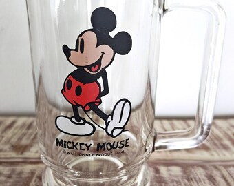 Vintage Mickey Mouse Walt Disney Productions Beer Stein ,Root Beer mug
