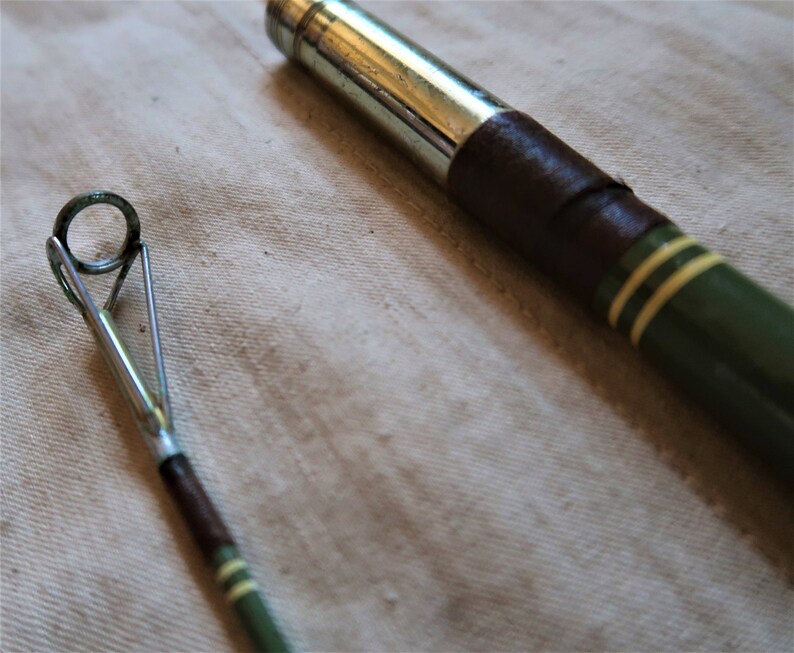 Vintage Western Hoegee Co Tuna King Fishing Rod Salt Water Rod 9 Foot Rod 2 Piece Fishing Rod