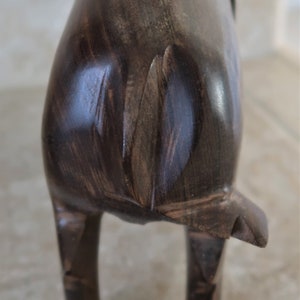 Vintage Ironwood Buffalo Statue/carving image 4