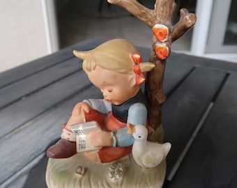 Vintage" Nap Time" Designed by Erich Stauffer Girl Asleep with Book in Hand 8263