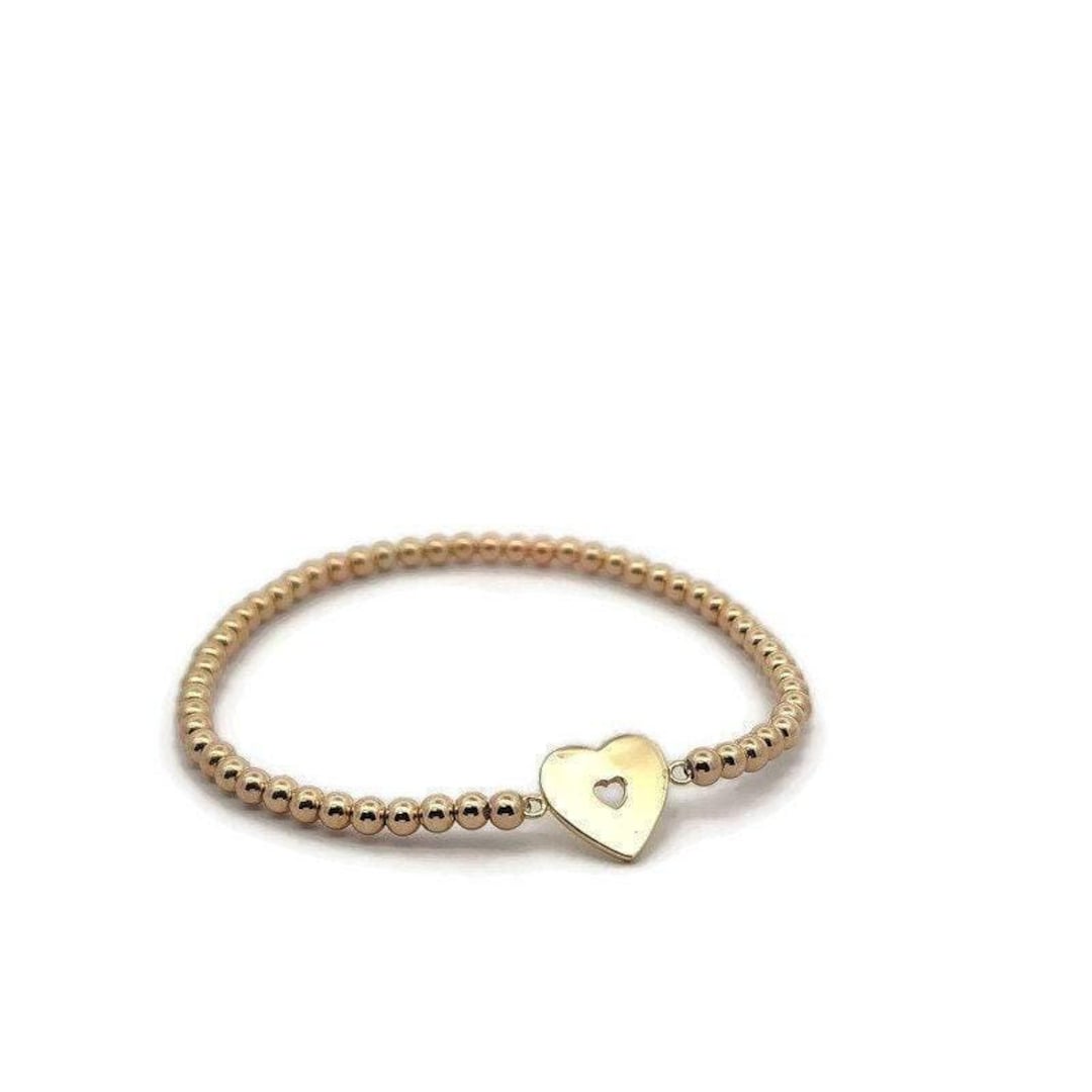 Erin Wachs Large Heart Stretch Bracelet