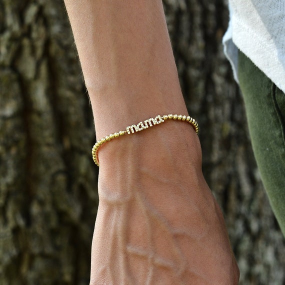 Beaded 2024 mama bracelet
