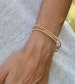 Gold Filled 2 mm Beaded Layering Bracelet, Isabella Celini, Gold Filled Bracelet, Gift For Women, Handmade 