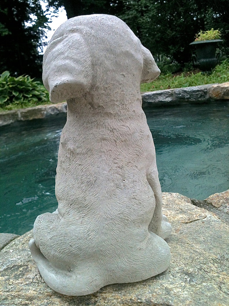 Concrete Dog Statue Concrete Garden/Home Decor Concrete | Etsy