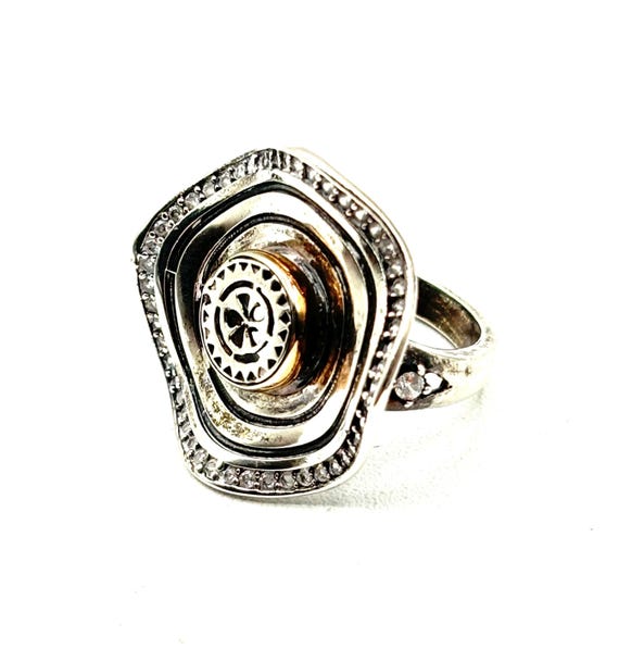 Studio Crafted Sterling Silver Statement Ring - image 1
