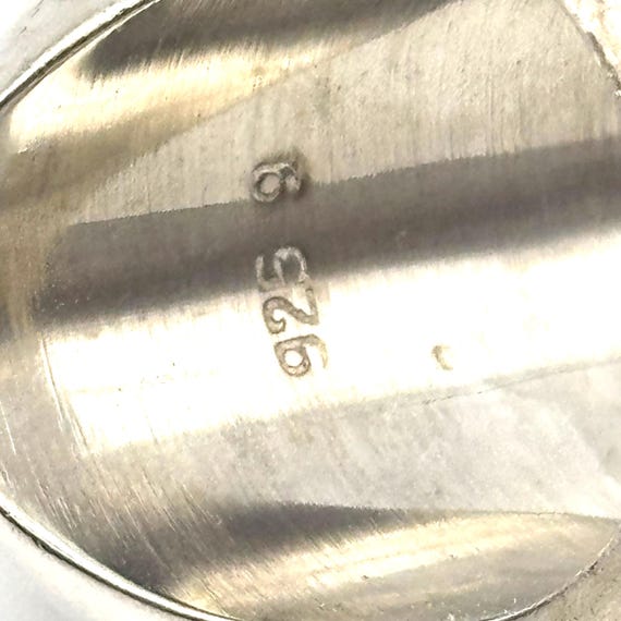 Modern Sterling Silver Bubble Ring - image 5