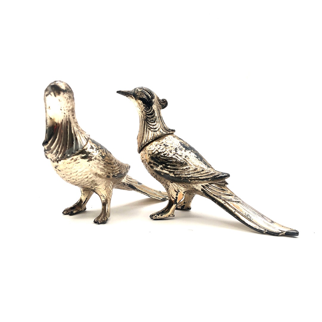 Vintage Pheasant Bird Salt and Pepper Shakers Etsy