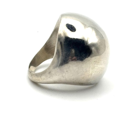 Modern Sterling Silver Bubble Ring - image 3