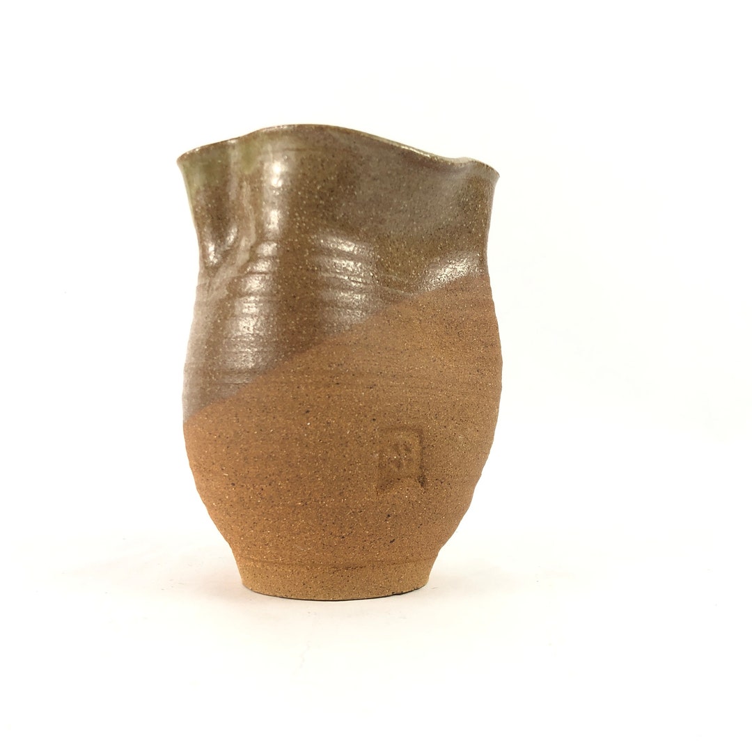 Mid Century Modern Studio Pottery Handleless Pitcher or Creamer With