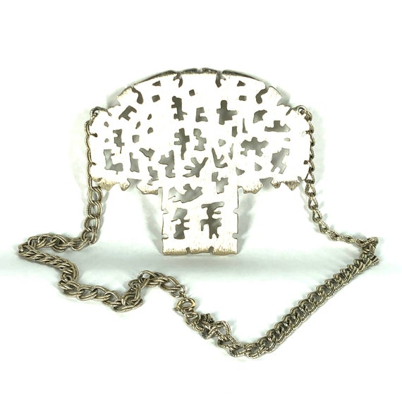 MCM Brutalist Tree Necklace