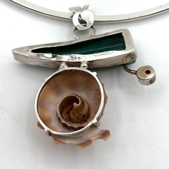 Eclectic Statement Pendant Necklace - image 5