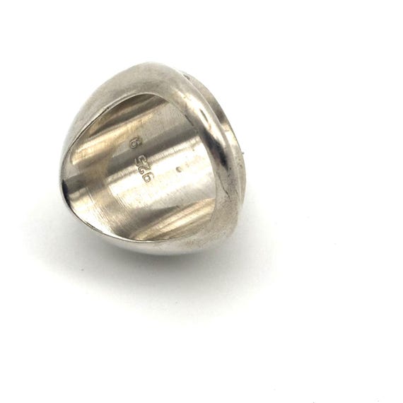 Modern Sterling Silver Bubble Ring - image 4