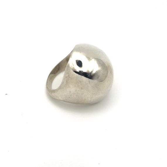 Modern Sterling Silver Bubble Ring - image 1