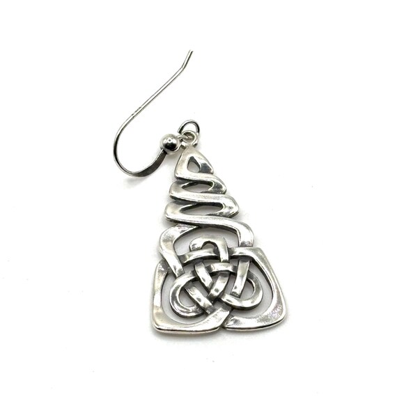 Sterling Silver Celtic Knot Earrings View 3