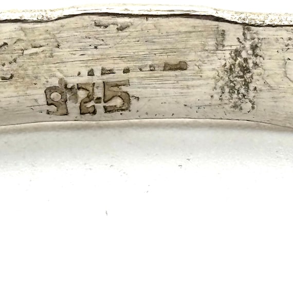 Two Sterling Silver Bangle Bracelets - image 7