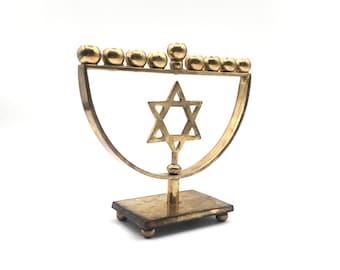 Solid Brass Menorah