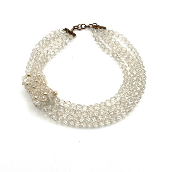 Lyno Di Milano Coppola E Toppo Multi Strand Crystal Necklace