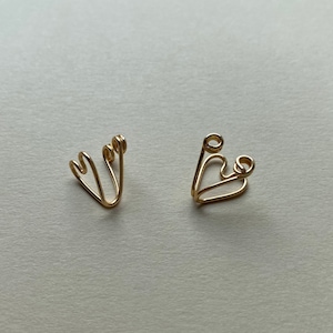 Heart Wire Clip-On Earrings image 2