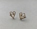 Heart Wire Clip-On Earrings 