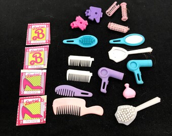 barbie hair dryer set