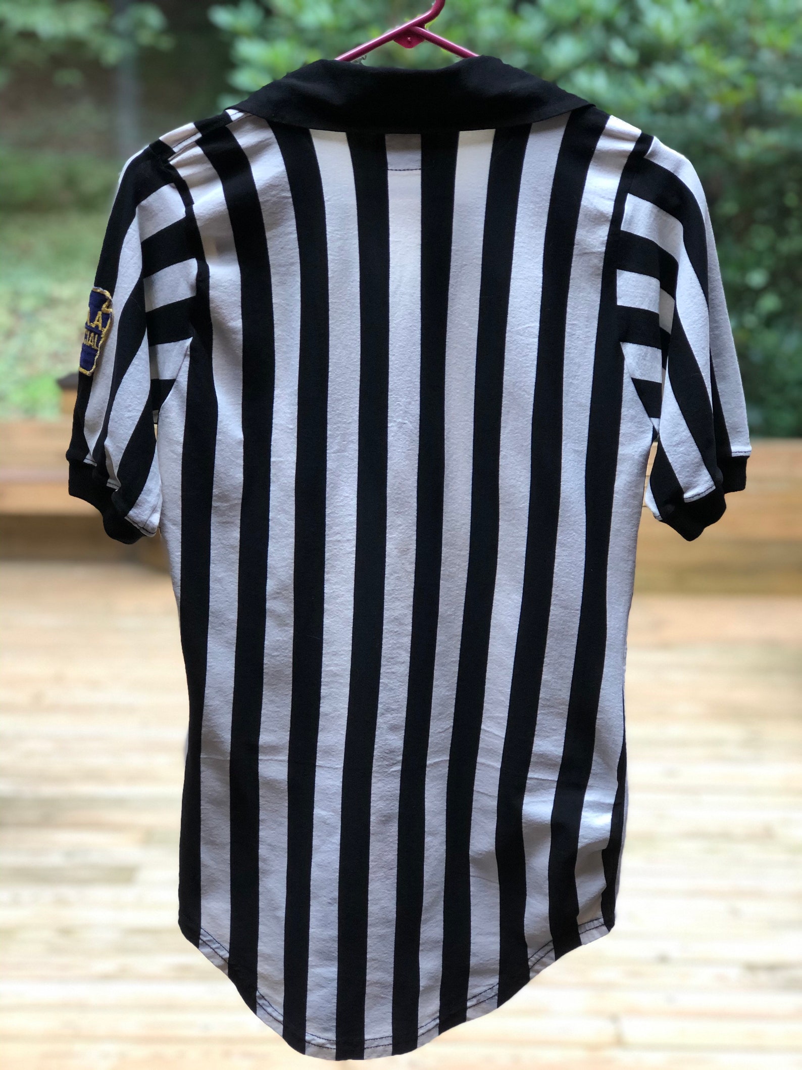 Vintage 1960s Black and White Striped Football Referee Shirt - Etsy