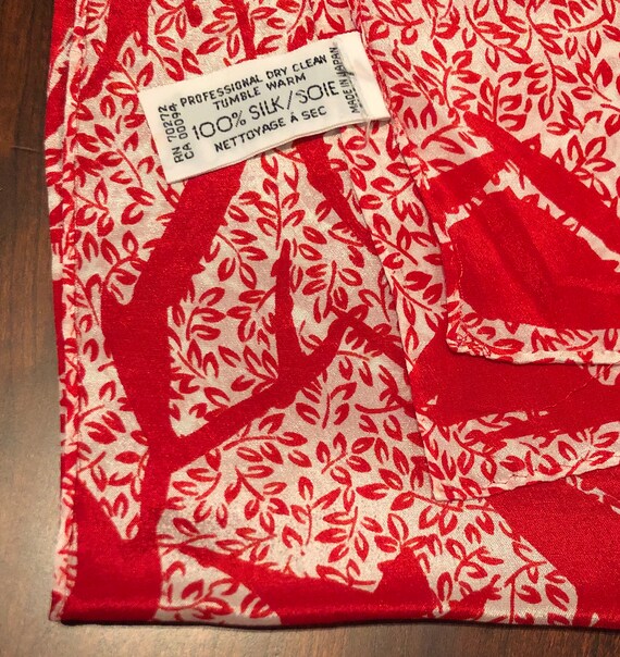 Beautiful Liz Claiborne Vintage Silk Long Scarf, … - image 6