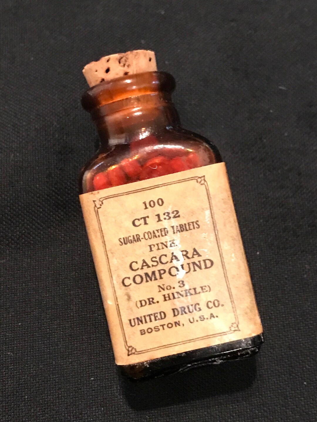 Antique Cascara Medicine Bottle Apothecary General Store Etsy