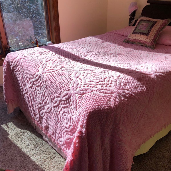 Chenille Bedspread Full Etsy