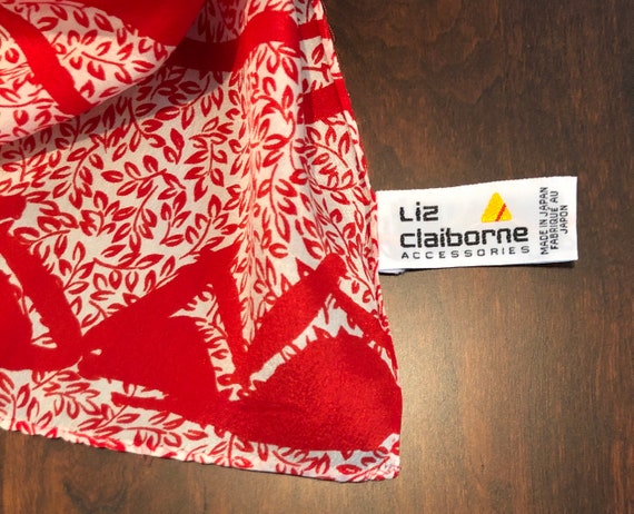 Beautiful Liz Claiborne Vintage Silk Long Scarf, … - image 7