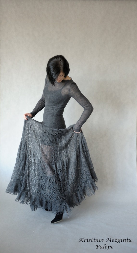 Items similar to Hand knitted mohair dress on Etsy