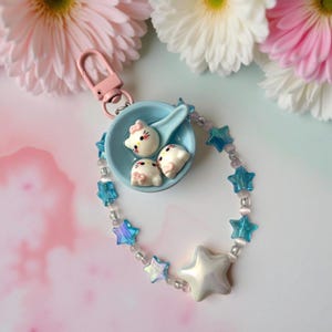 Hello Kitty Dumpling Mini Charm