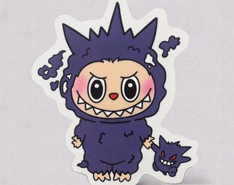 Gengarbubu Vinyl Sticker