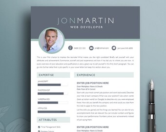 bold resume etsy