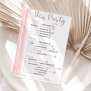 Hen Party Hen Do "hen Party Selfie Challenge Game" Hen Party Games ...