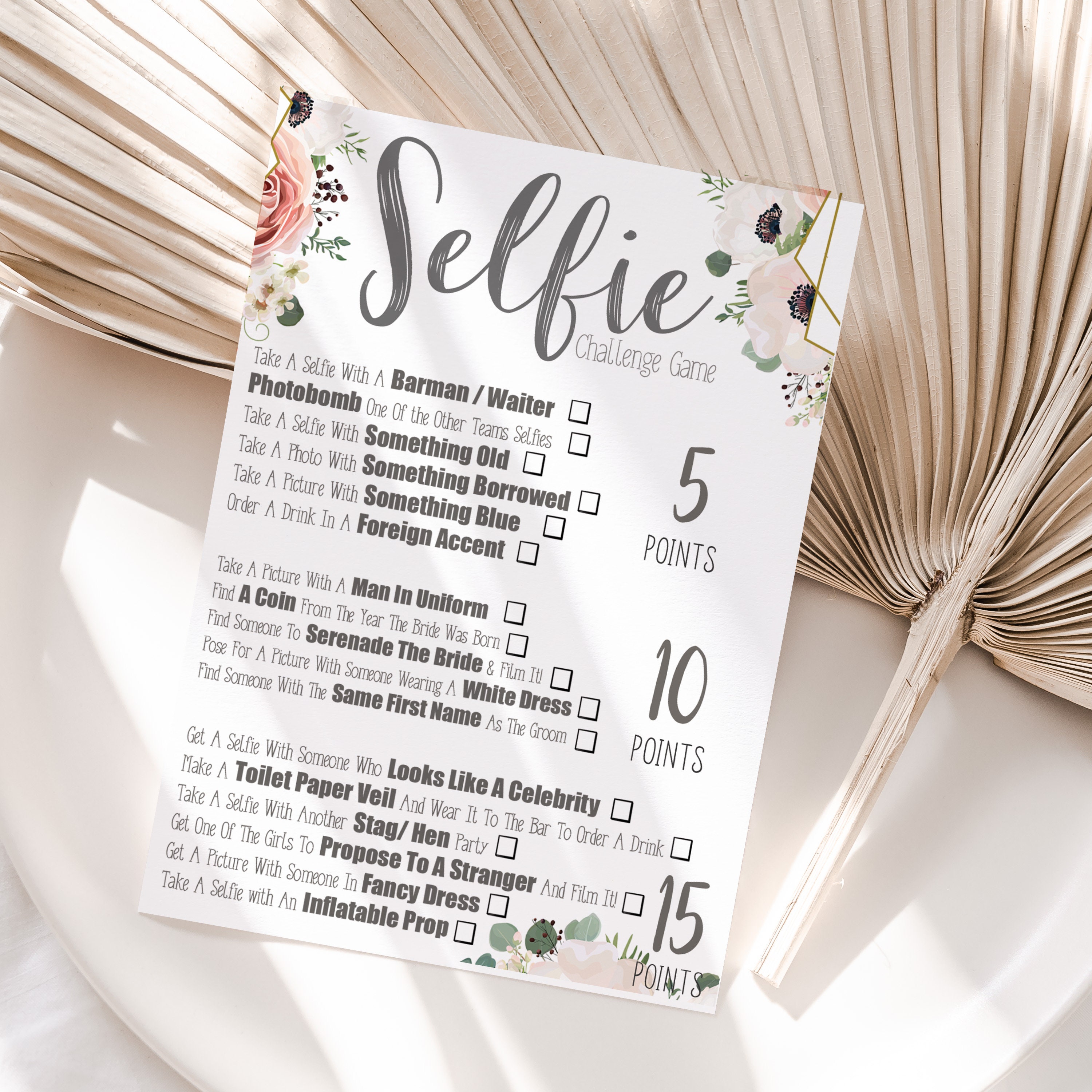 Hen Party Hen Do hen Party Selfie Challenge Game Boho Floral Hen Party  Games Favours Ideas Team Bride Hen Party Accessories Scavenger Hunt -   Canada