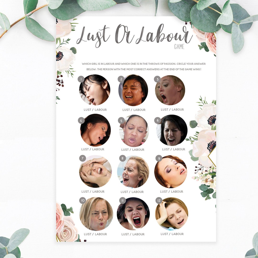 Buy Baby Shower Lust or Labour Game Boho Floral Afternoon Tea Online in  India - Etsy
