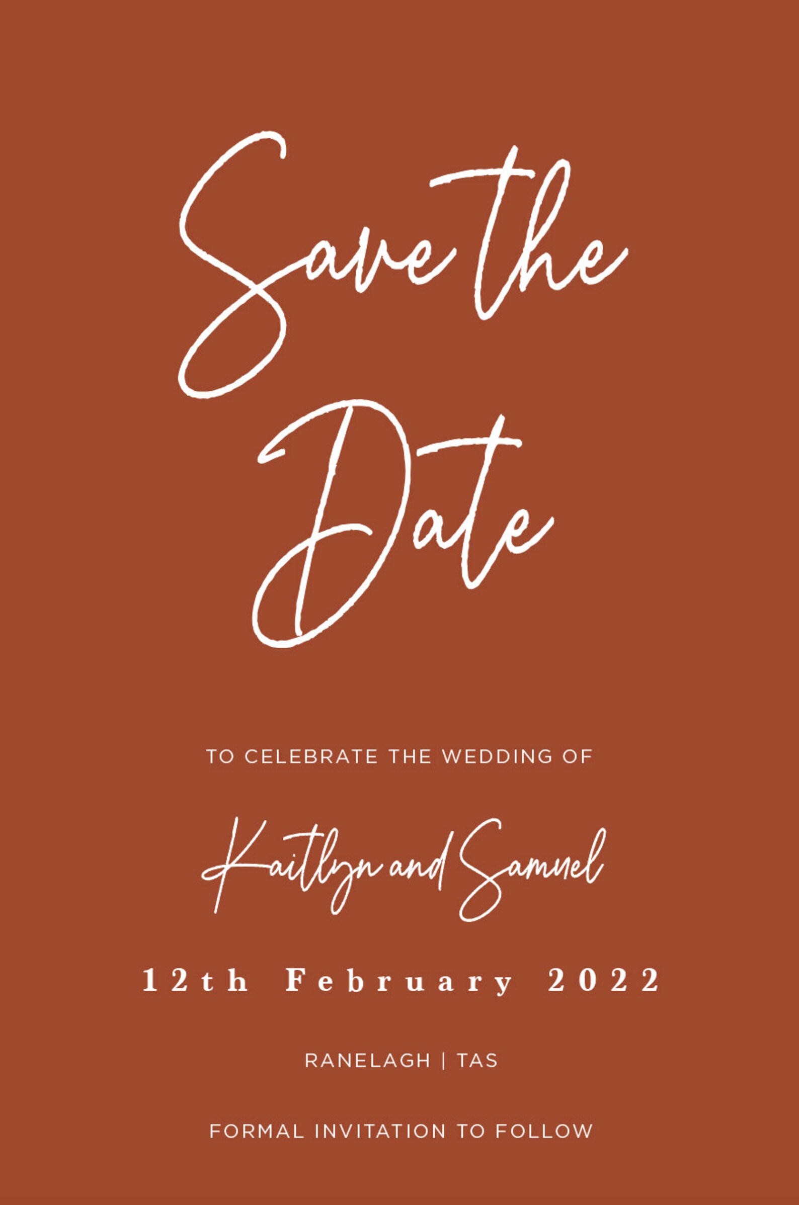 Boho Save the Date Template Printable Save the Date Cards Etsy