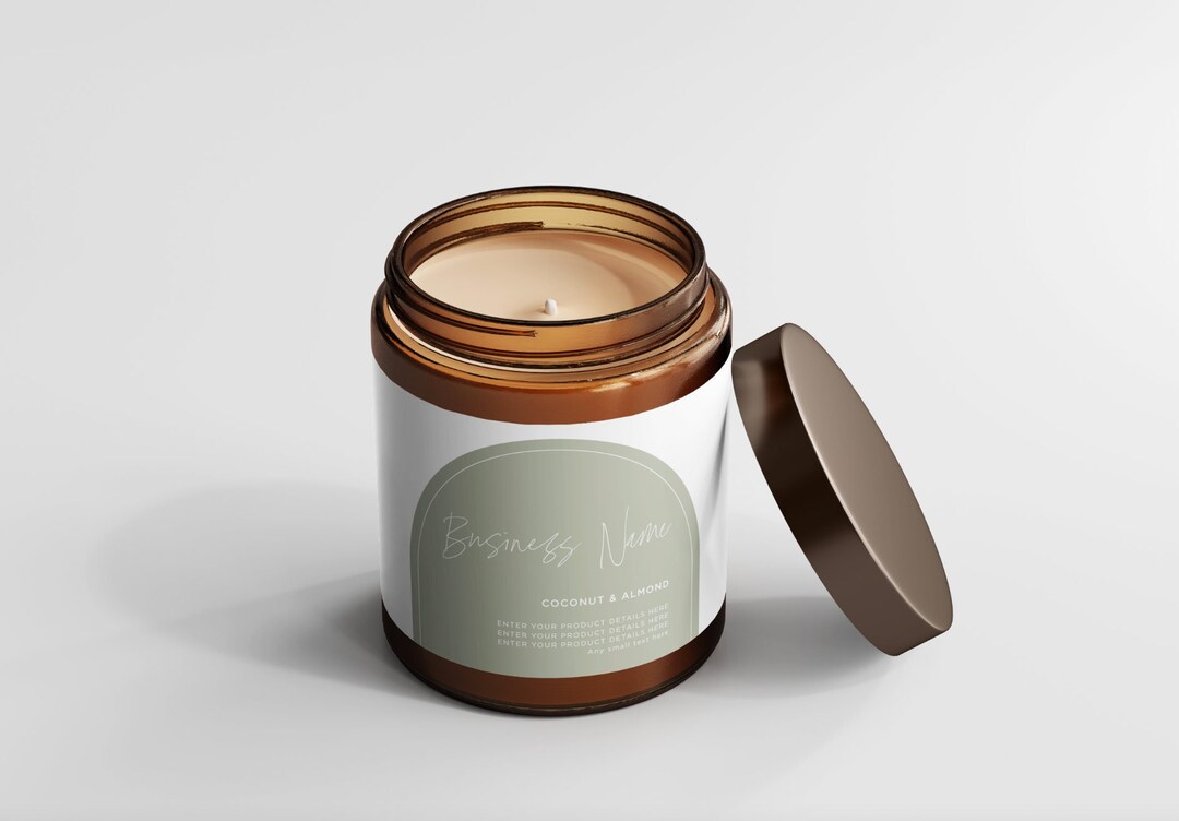 Printable Label Template Instant Editable Download Candle - Etsy