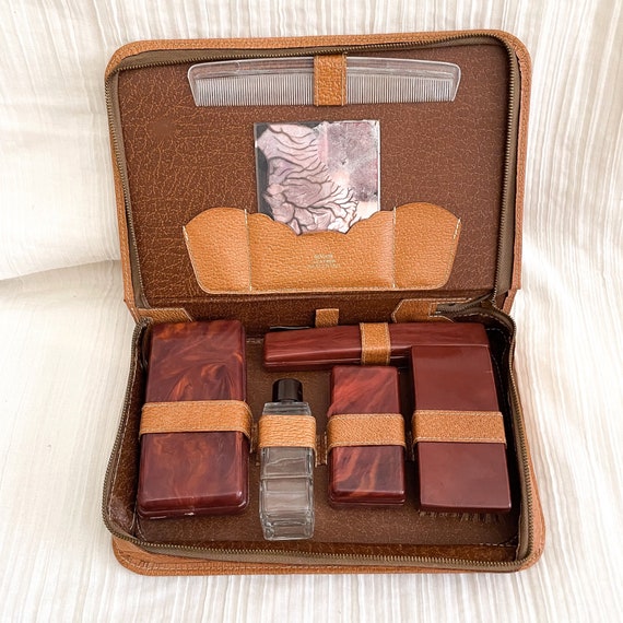 Rare Louis Vuitton Vintage Saks Dopp Kit Toiletry Travel Pouch Bag