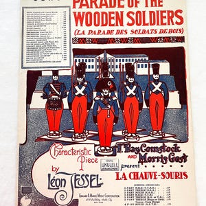Vintage Parade of the Wooden Soldiers Sheet Music Booklet