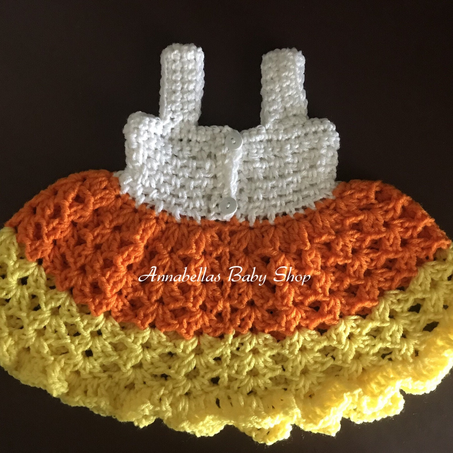 CANDY CORN PATTERN 0 24 Months Etsy