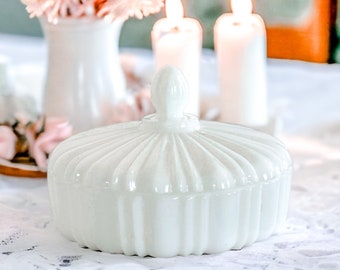 Scented Soy Candle, Vintage, Candy Dish, Unique Gifts, Farmhouse Decor