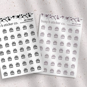 PRE-ORDER | Mini gift icon planner stickers | I66